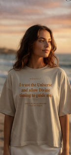 T-Shirt Manifest Divine Timing Faded Look Unisex – vP-Store