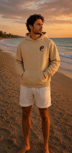 Oversized Hoodie Sand Unisex