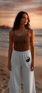 Wide-Leg Hose Ying Yang DTF