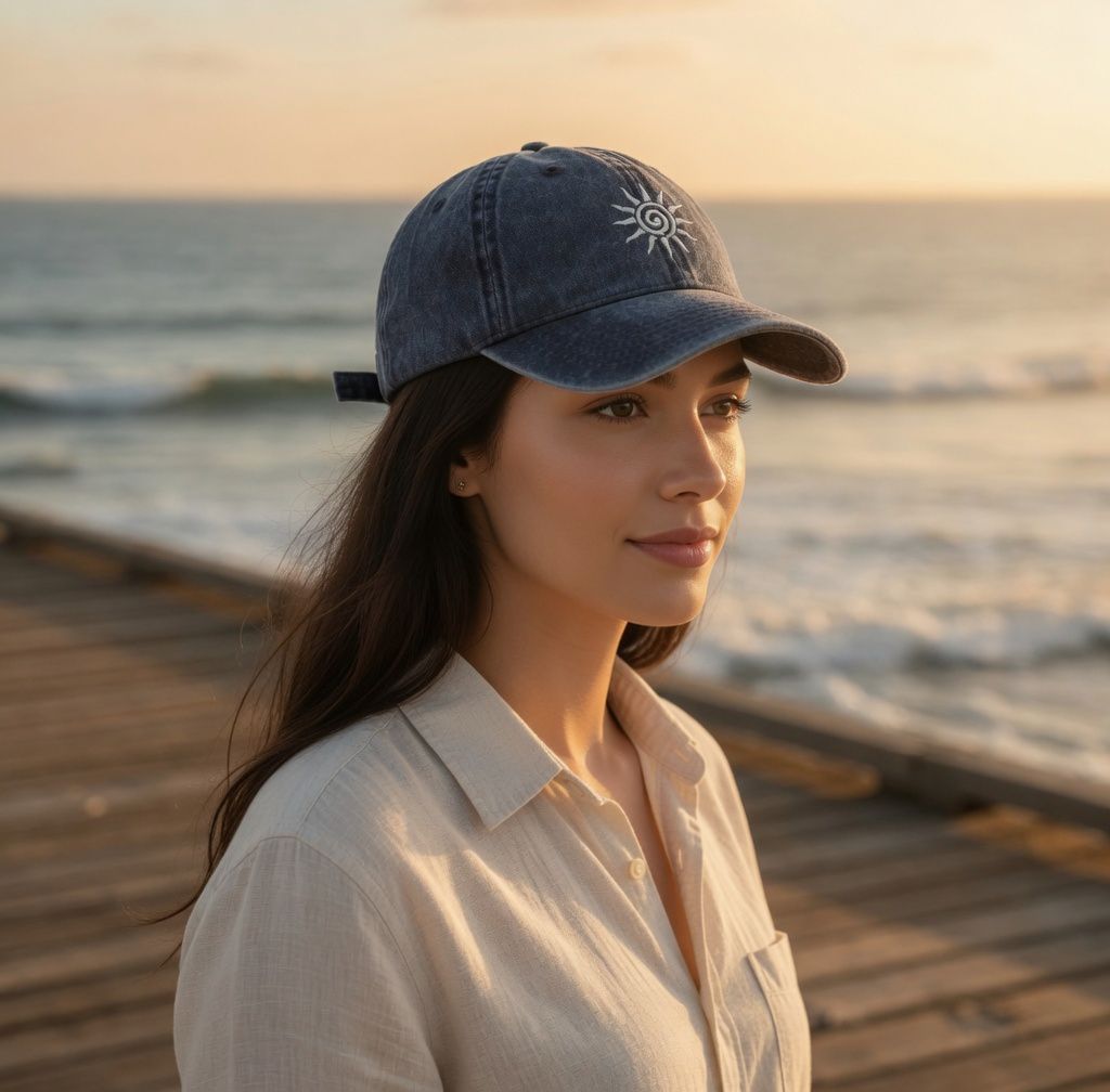 Vintage Cord Cap Navy Unisex