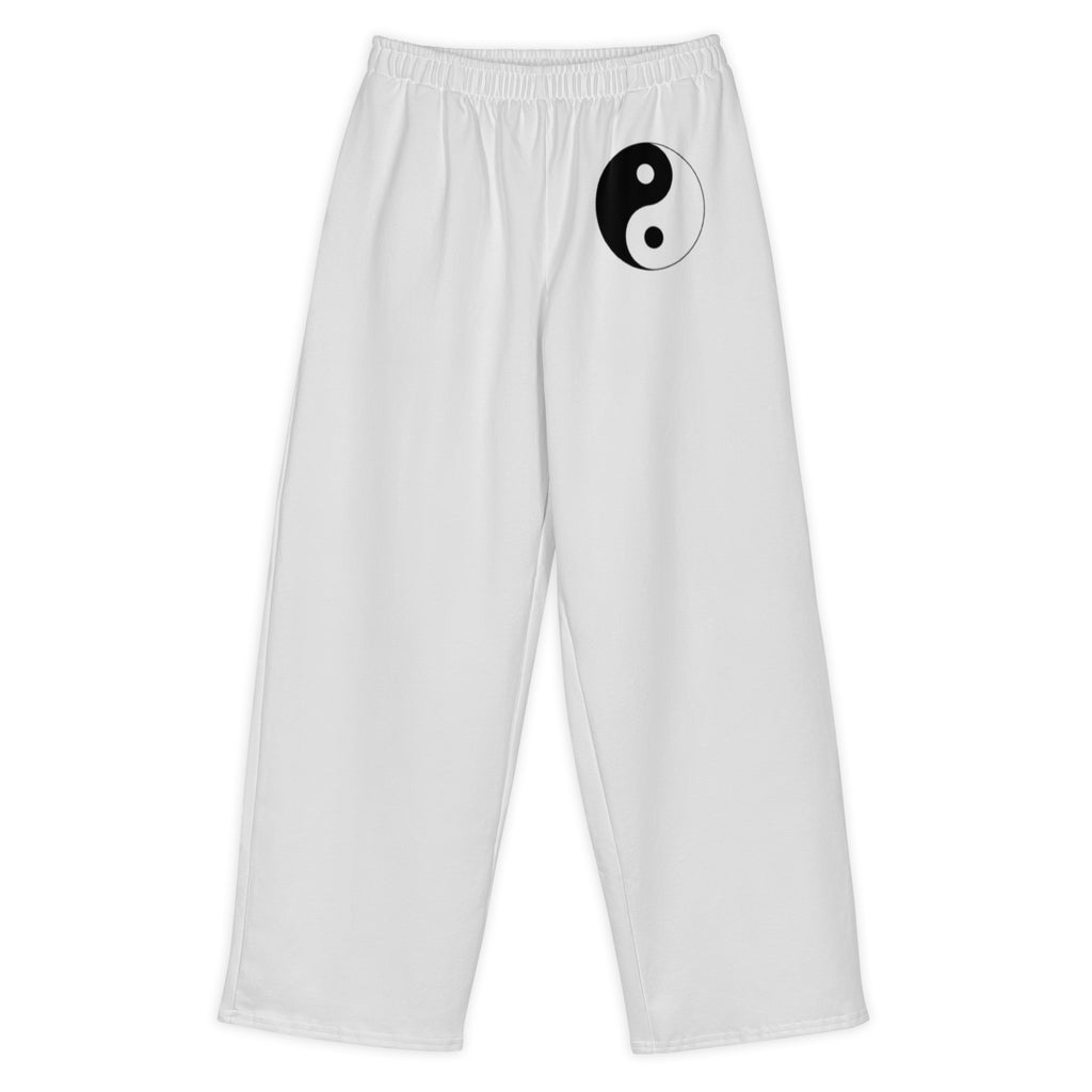 Wide-Leg Hose Ying Yang DTF Print Baumwolle Unisex – vP-Store