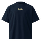 Oversized Bio Shirt Navy Unisex 100% Organic Cotton – vP-Store