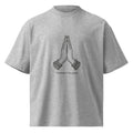 Oversized Bio Shirt Grau Print Organic Cotton Unisex – vP-Store